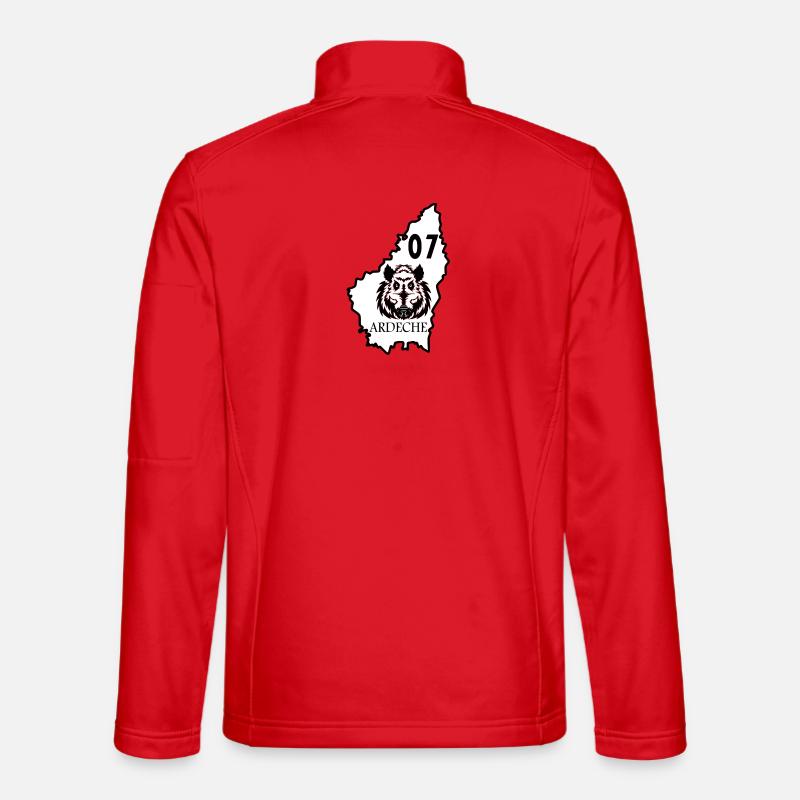Ardèche - Unisex Softshell Jacket - red