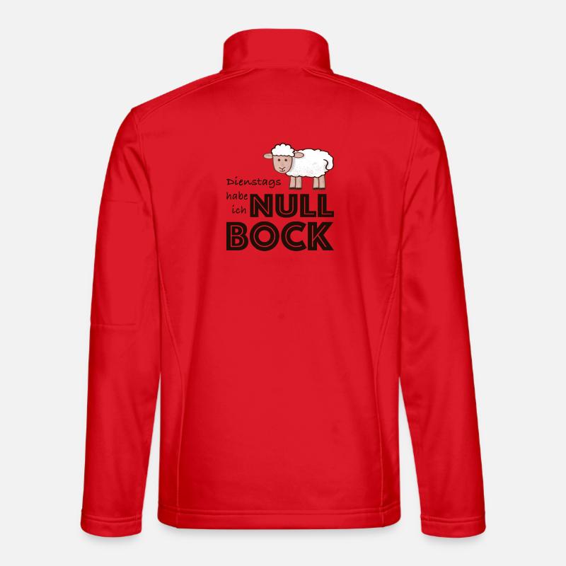 Null Bock auf Dienstag - Schaf Unisex Softshelljacke
