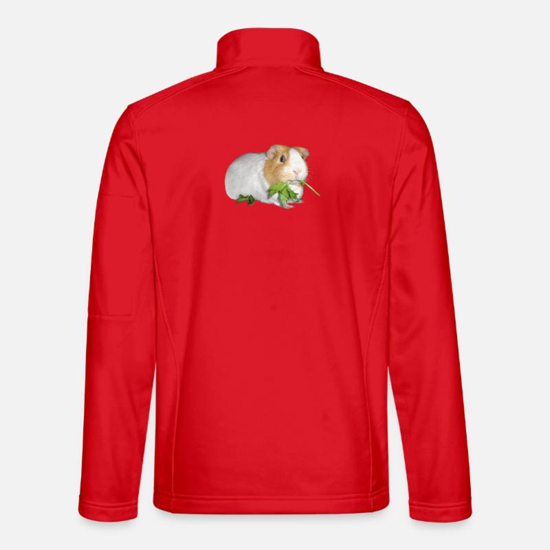 Meerschweinchen Rossi 2 - Unisex Softshelljacke - Rot