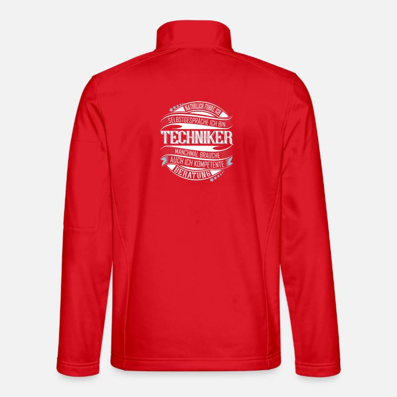 Techniker - Unisex Softshelljacke - Rot