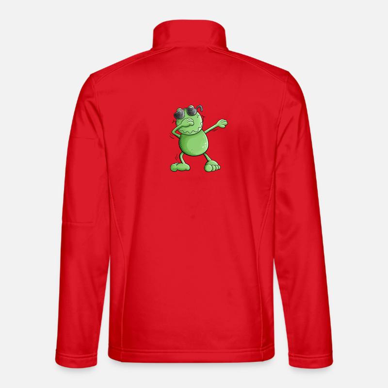 Cool rana con occhiali da sole Make the Dab Dance - Giacca softshell unisex - rosso