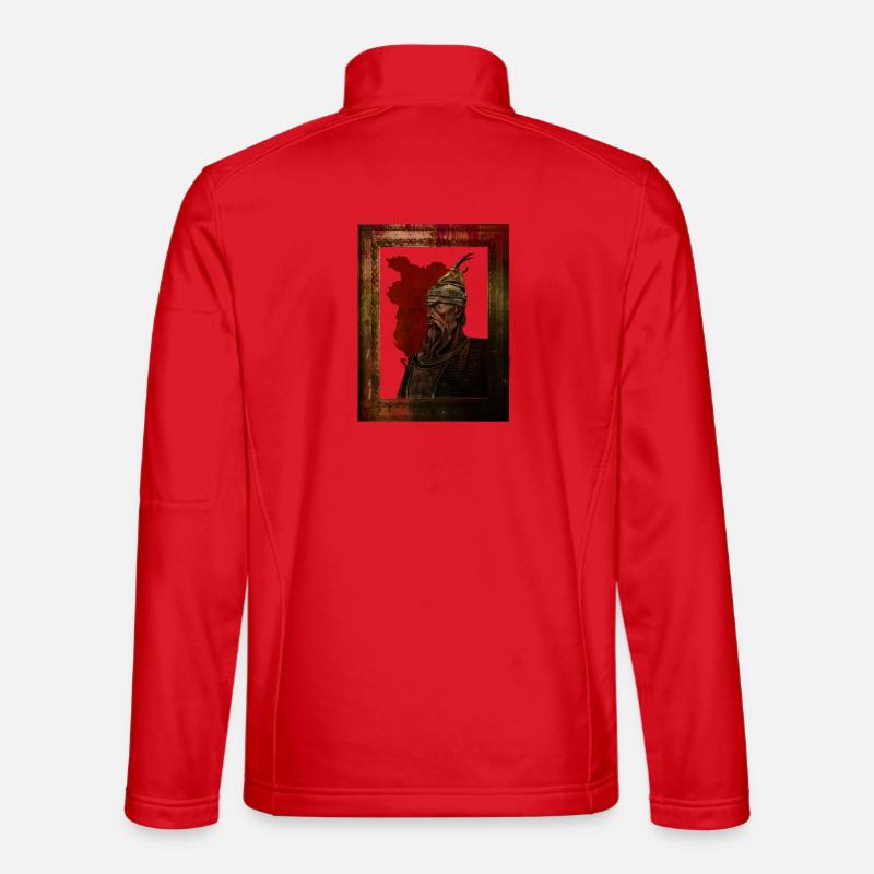 Gjergj Kastrioti - Unisex Softshelljacke - Rot