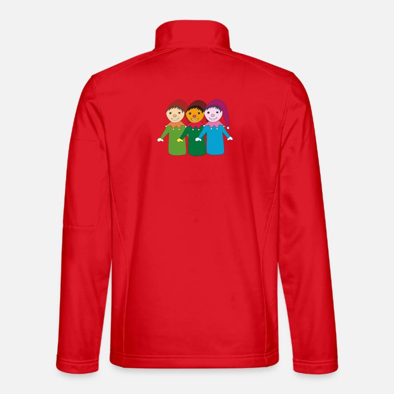 kasper und freunde - Unisex Softshelljacke - Rot