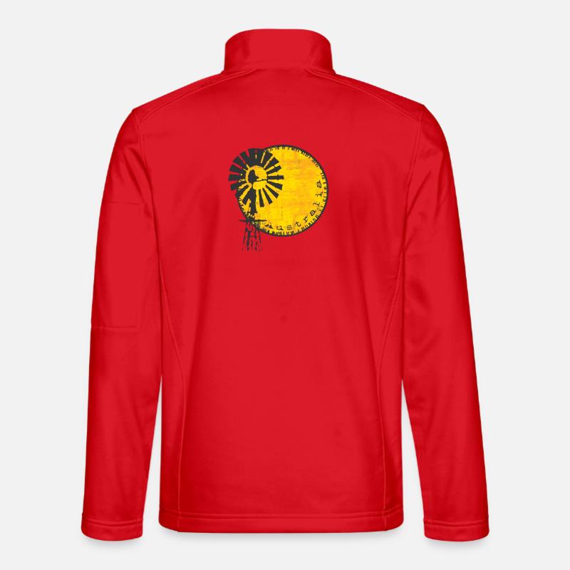 Australien Windrad - Unisex Softshelljacke - Rot