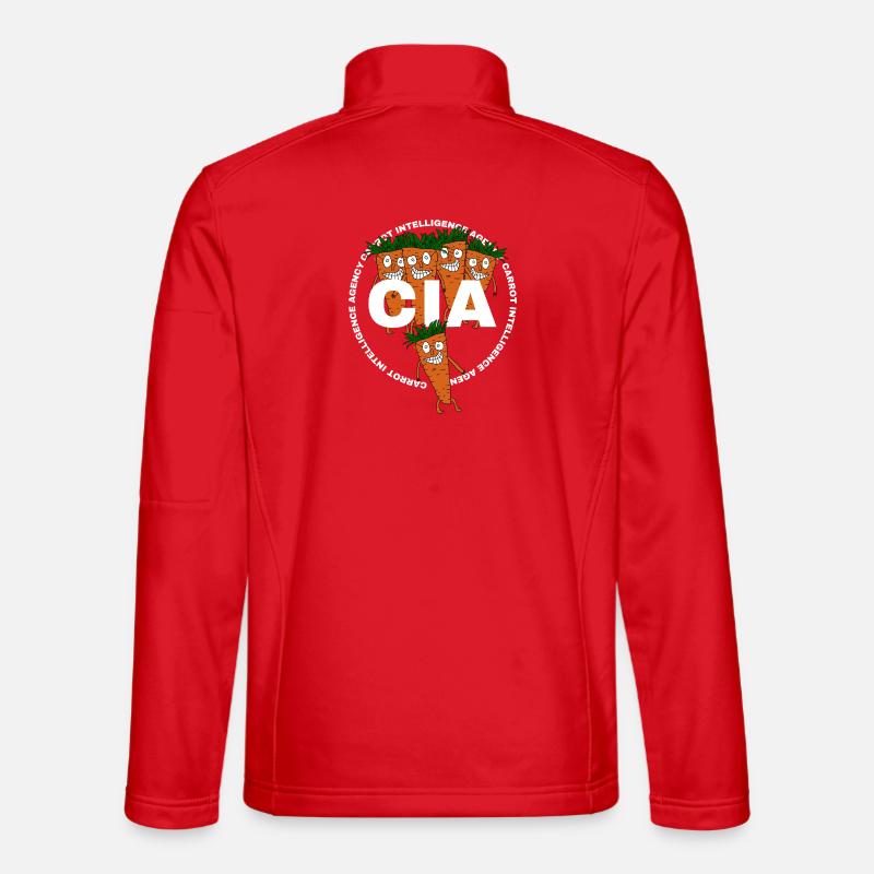 Carrot Intelligence Agency - Unisex Softshell Jacket - red