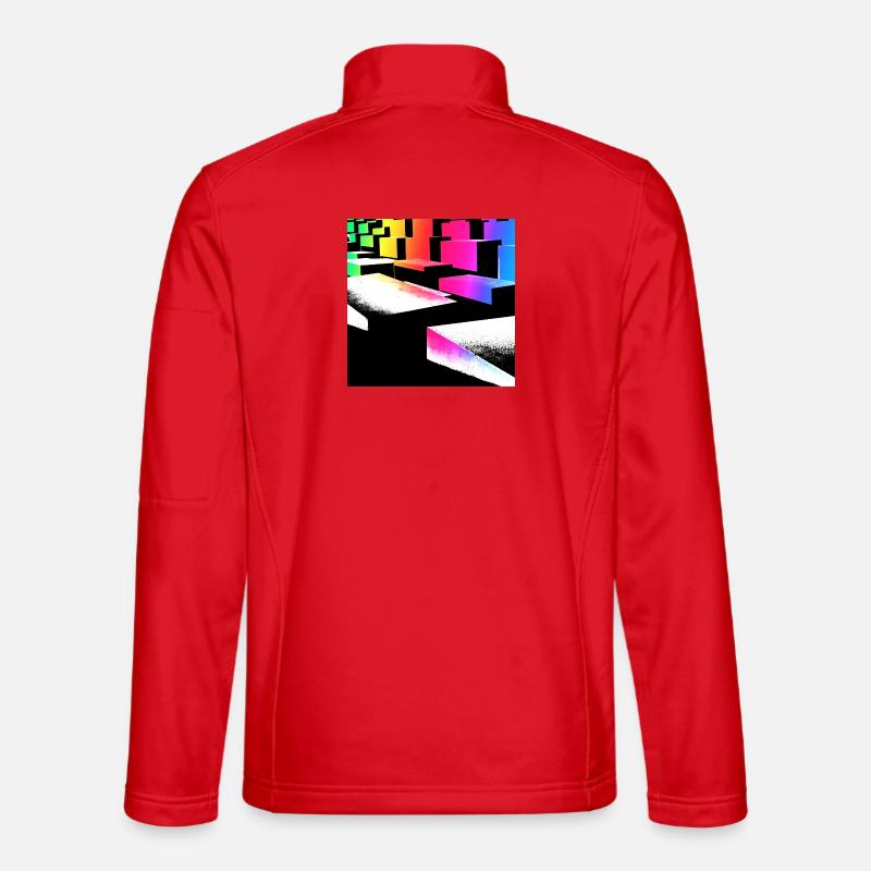 Cubiarcobalenus - Unisex Softshelljacke - Rot