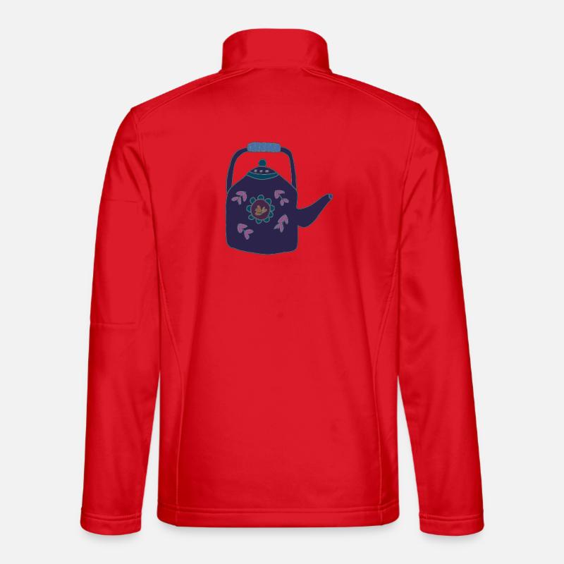 teekanne - Unisex Softshelljacke - Rot