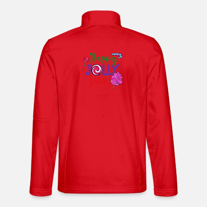 Sweets Statement Candy Snacking Delicious - Unisex Softshell Jacket - red