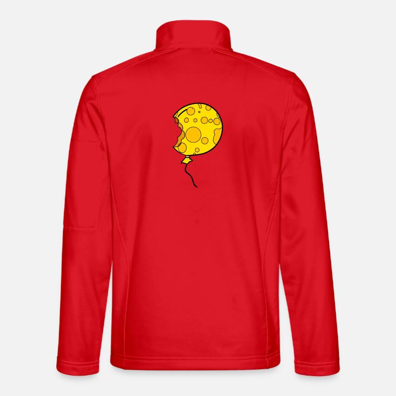 Käse Ballon - Unisex Softshelljacke - Rot