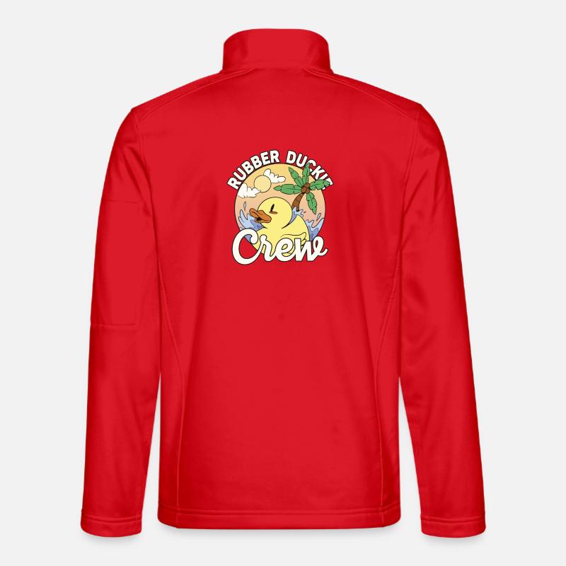 Rubber Duck Rubber Duckie Crew - Unisex Softshelljacke - Rot