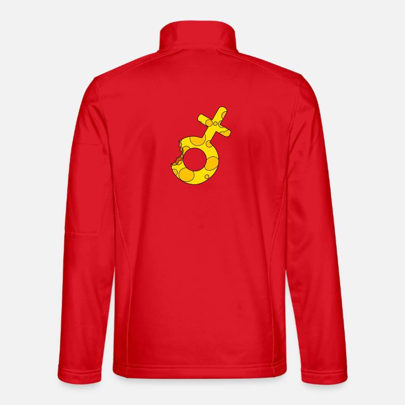 Symbole de Vénus dans la pose du symbole de Mars Veste en tissu softshell Unisexe