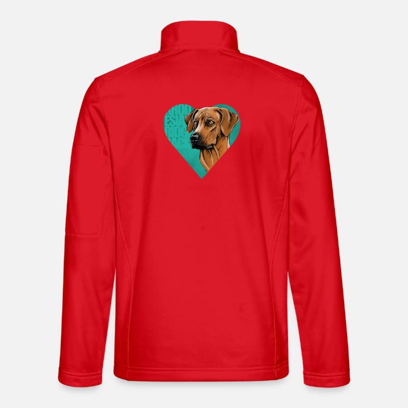 Rhodesian Ridgeback - Unisex Softshell Jacket - red