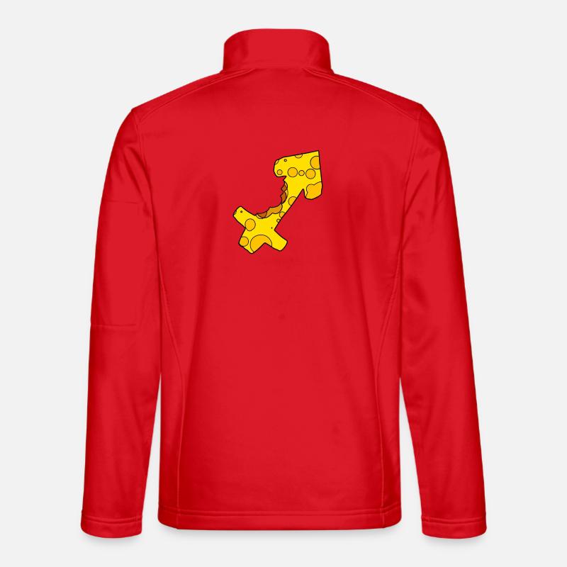 Zodiac sign Sagittarius - Unisex Softshell Jacket - red