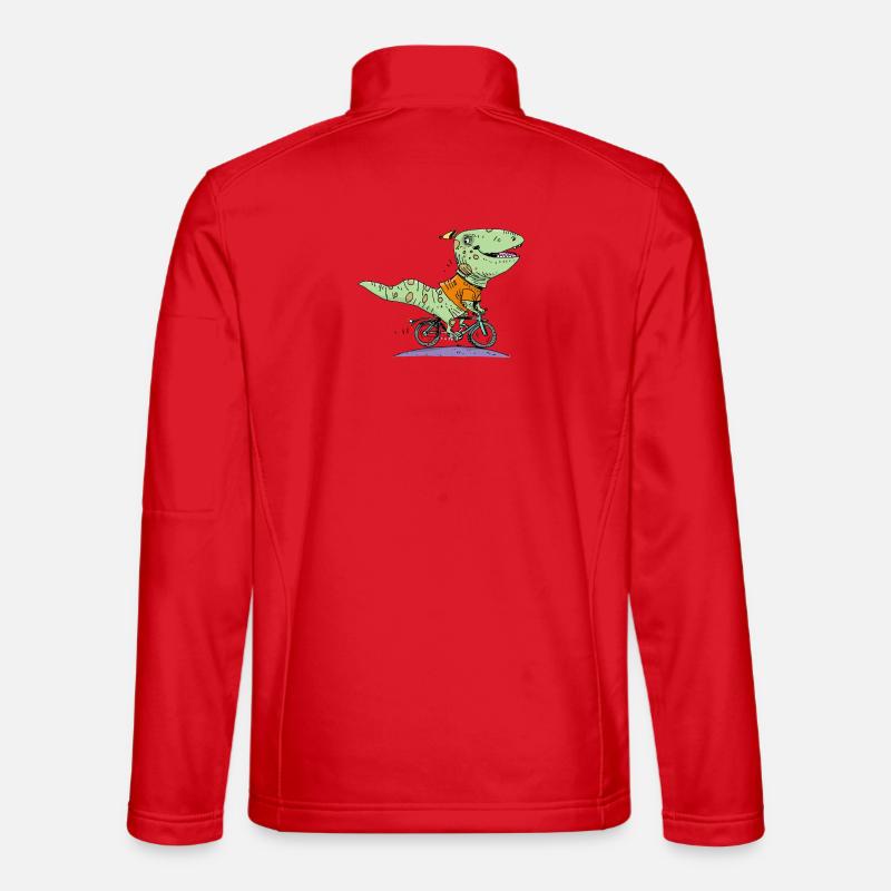Saurier - Unisex Softshelljacke - Rot