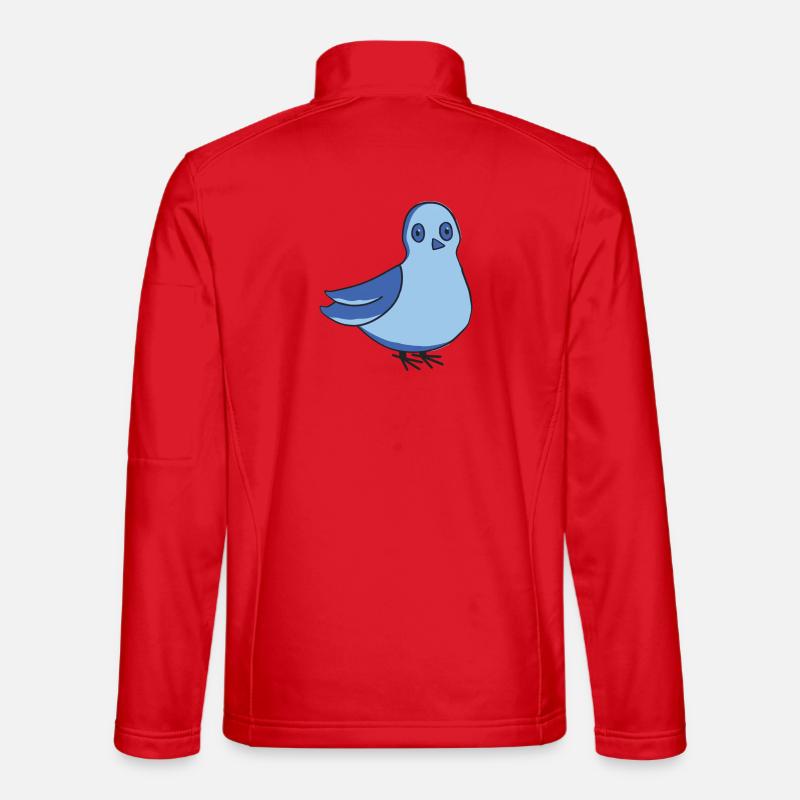 Taube - Unisex Softshelljacke - Rot