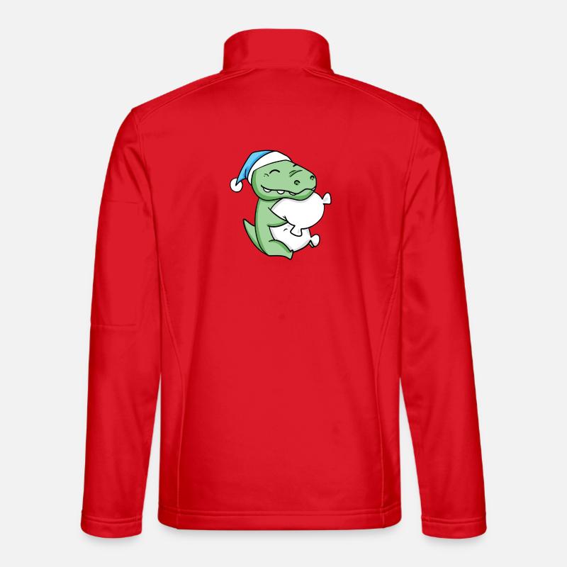 Bébé crocodile - Veste en tissu softshell Unisexe - rouge