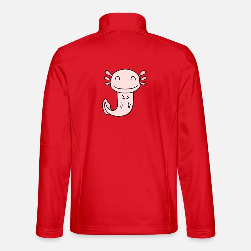 Axolotl - Unisex Softshelljacke - Rot