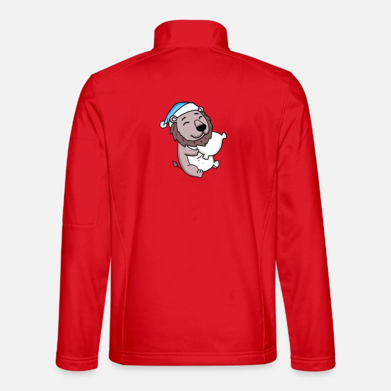 Lion Baby - Unisex Softshell Jacket - red