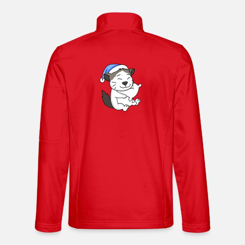 Cat cat breed Ragdoll - Unisex Softshell Jacket - red