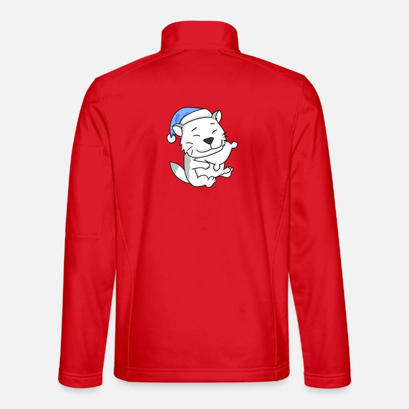 Cat cat breed Burmilla - Unisex Softshell Jacket - red