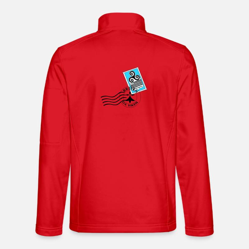 Brittany - Unisex Softshell Jacket - red