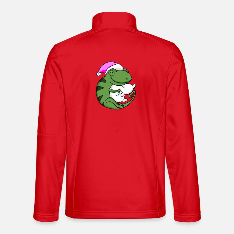 Caméléon avec oreiller et bonnet de couchage Veste en tissu softshell Unisexe