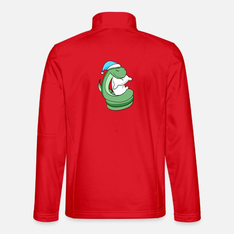 Serpent avec oreiller et bonnet de couchage Veste en tissu softshell Unisexe