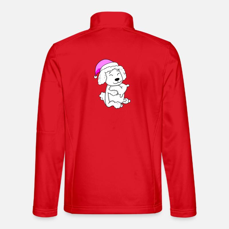 Hund Hunderasse Pudel Unisex Softshelljacke