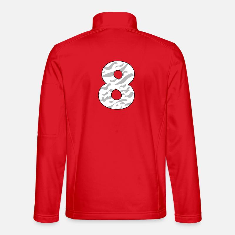 8 - Unisex Softshelljacke - Rot