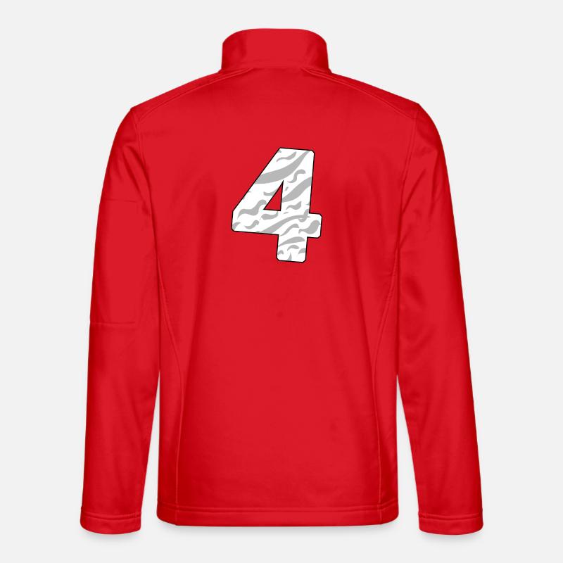 4 - Unisex Softshelljacke - Rot