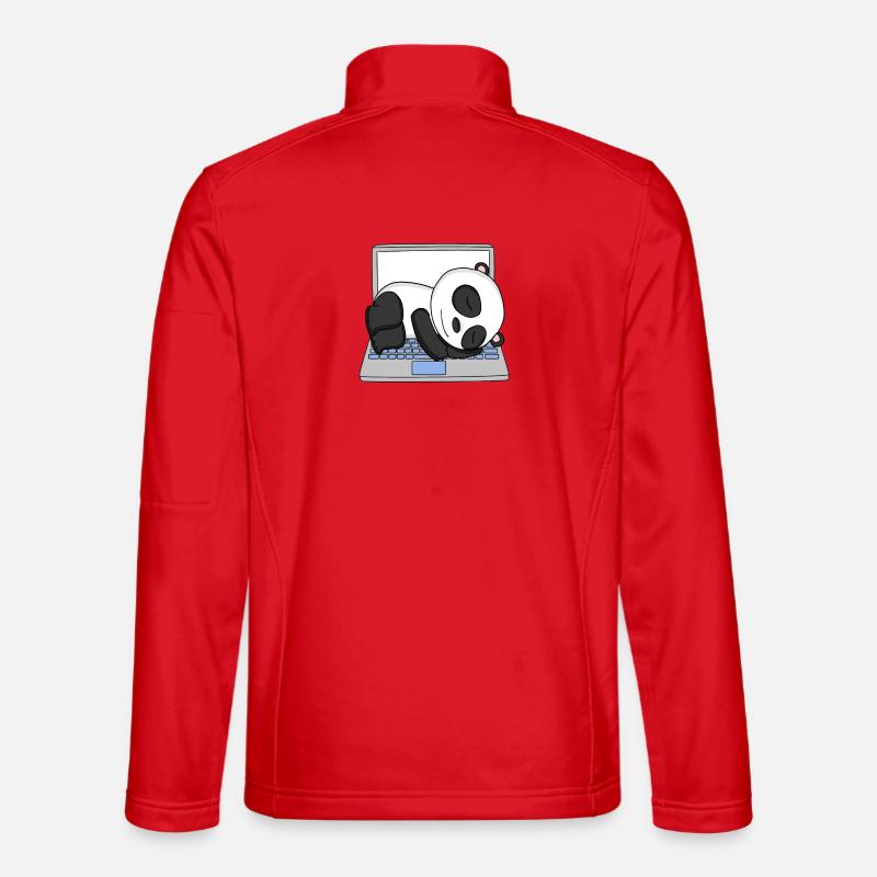 Panda - Unisex Softshelljacke - Rot