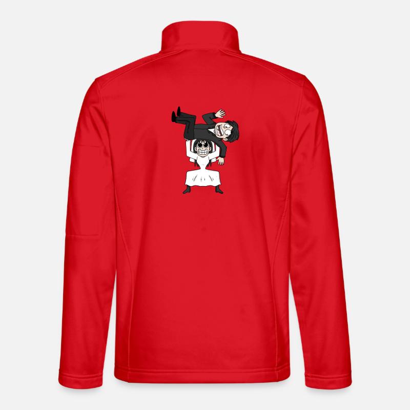 Meme di matrimonio divertente - Giacca softshell unisex - rosso