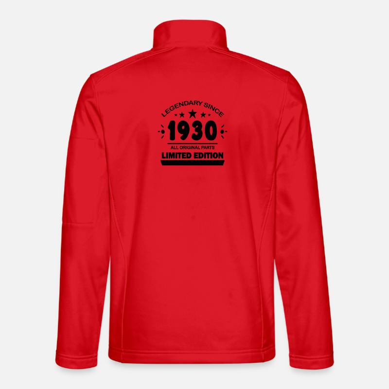 1930 - Born 1930 - Unisex Softshell Jacket - red