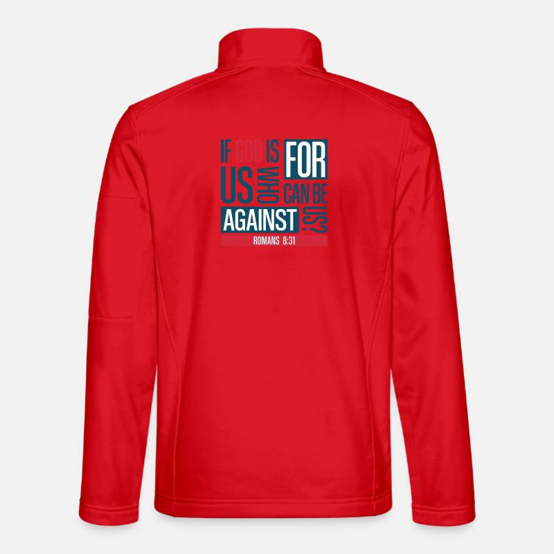 God for us - Unisex Softshell Jacket - red