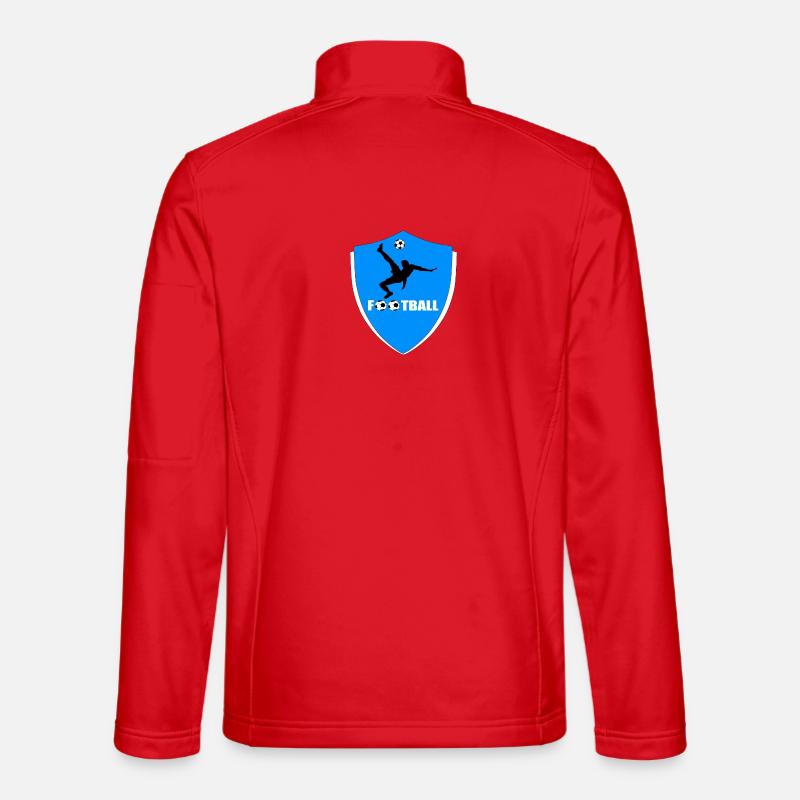 Fußball - Unisex Softshelljacke - Rot