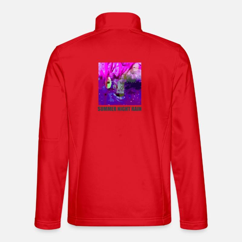 Summer NightRain Abstract Unisex Softshell Jacket