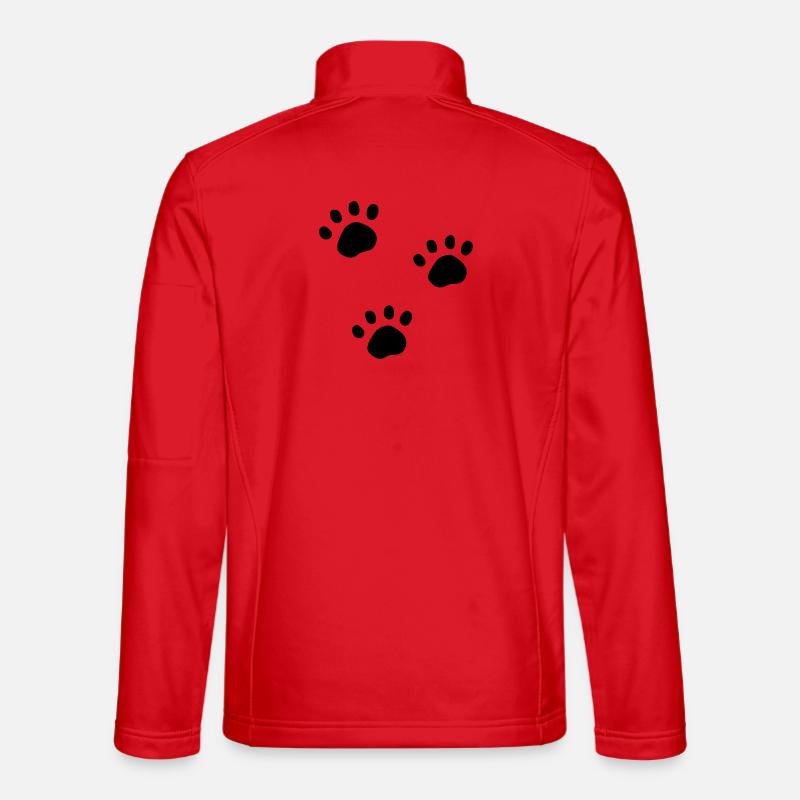 Traces - Unisex Softshell Jacket - red