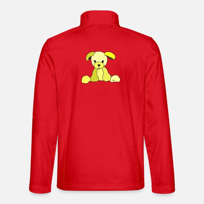 Dog Comic Unisex Softshell Jacket