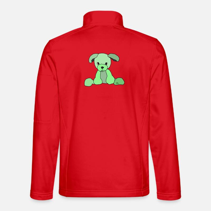 Hund Comic Unisex Softshelljacke