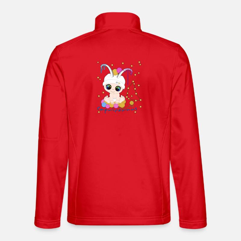 sternzeichen_capricornus - Unisex Softshelljacke - Rot