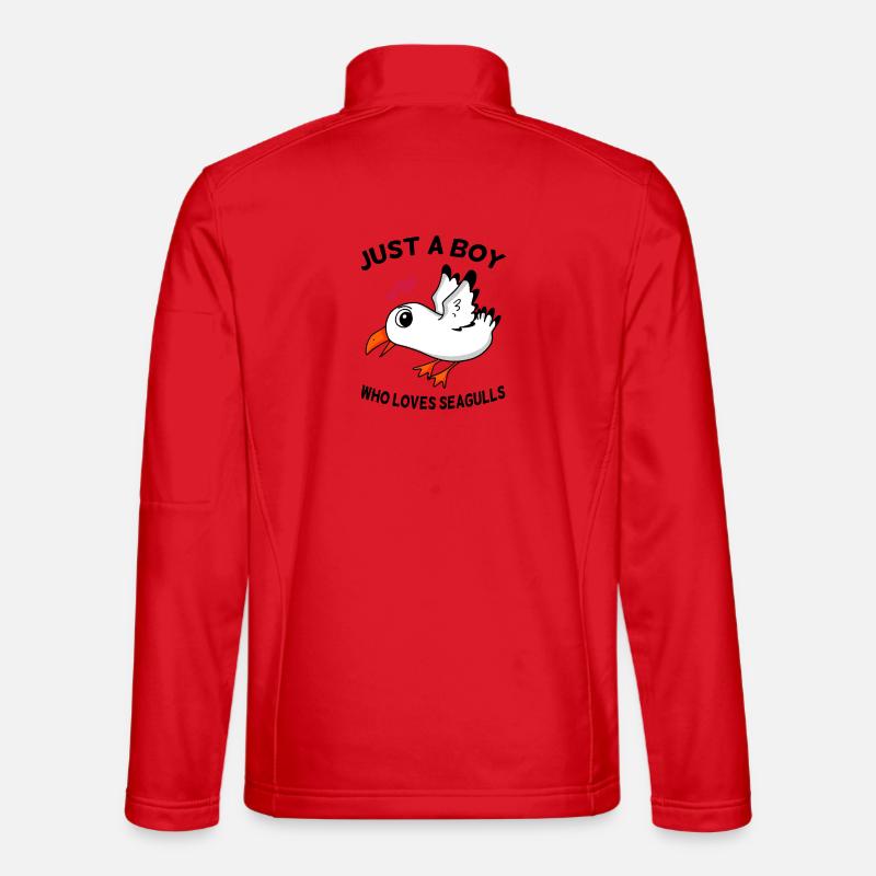 Möwe Spruch Unisex Softshelljacke