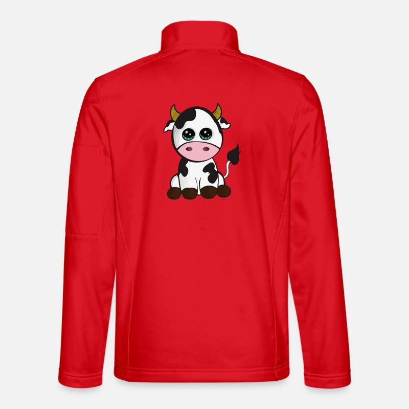 Babykuh - Unisex Softshelljacke - Rot
