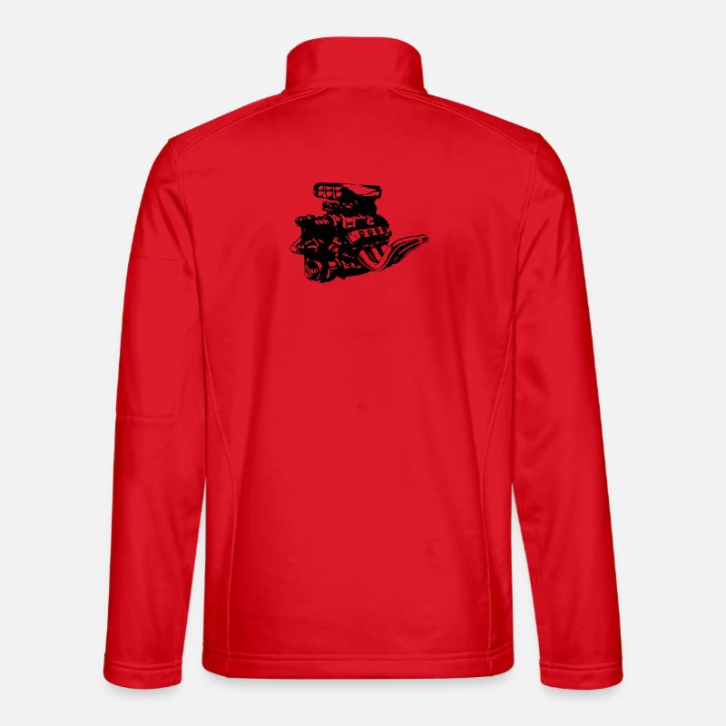 V8 Motor - Unisex Softshelljacke - Rot