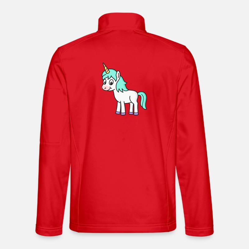 Einhorn Einhörner Unisex Softshelljacke