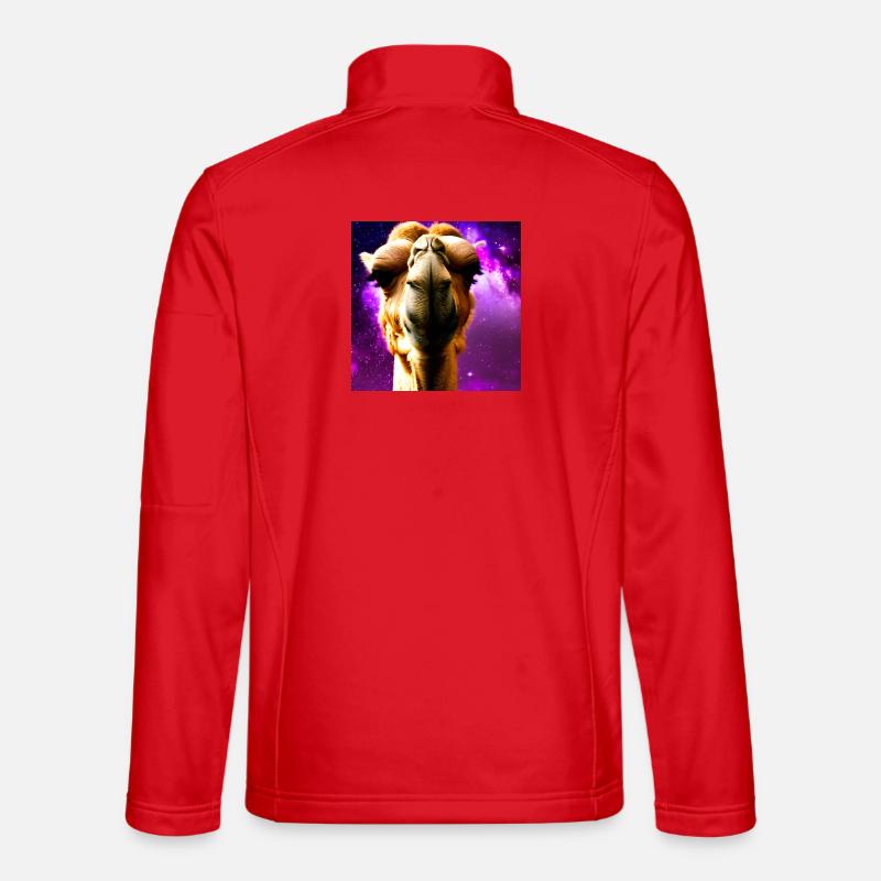 Dromedary Head - Camel - Unisex Softshell Jacket - red
