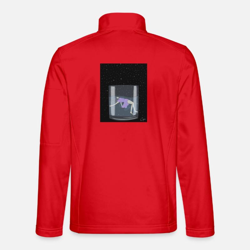 Verloren - Unisex Softshelljacke - Rot