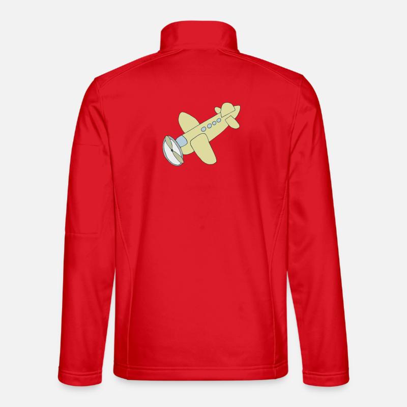 Airplane Comic Unisex Softshell Jacket