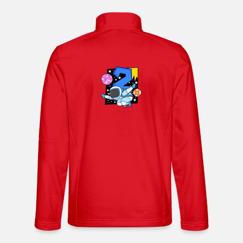 2 years old Young astronaut - Unisex Softshell Jacket - red