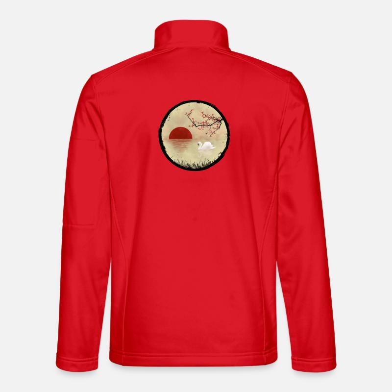 Schwansee - Unisex Softshelljacke - Rot