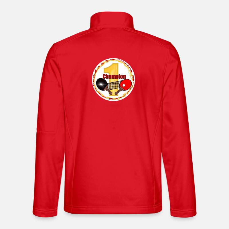 Tischtennis Champion - Unisex Softshelljacke - Rot